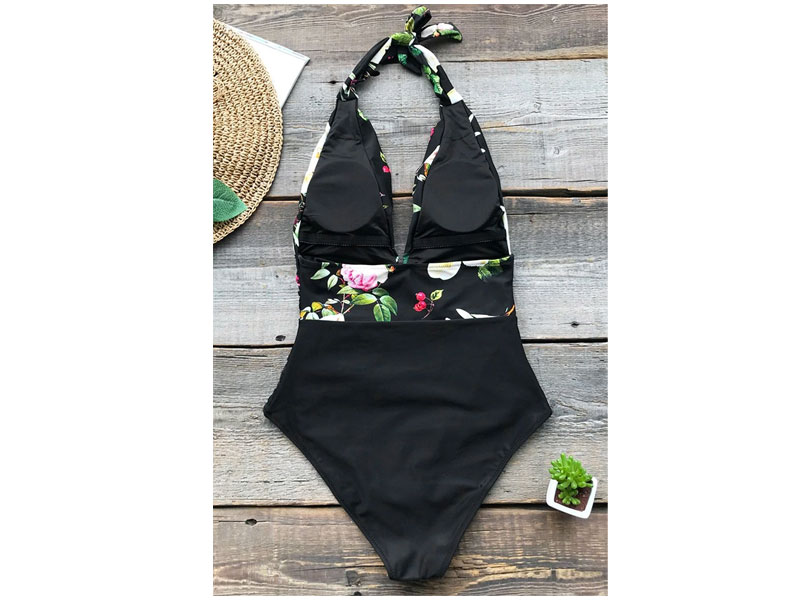 Women's Lost Butterfly Shirring One-Piece Swimsuit