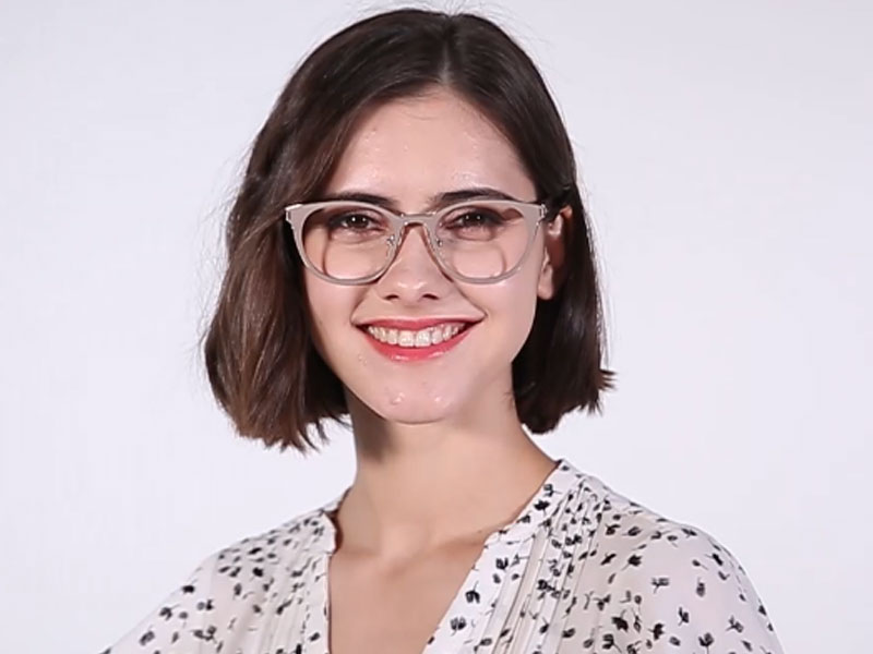 Pensacola Horn Matte Brown Eyeglasses For Women