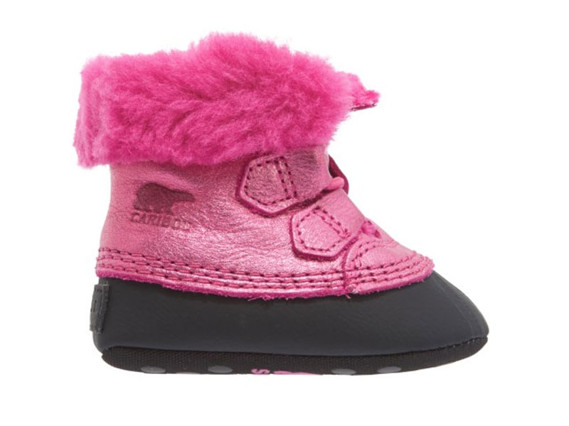 Sorel Metallic Caribootie Boots Leather For Infant Girls