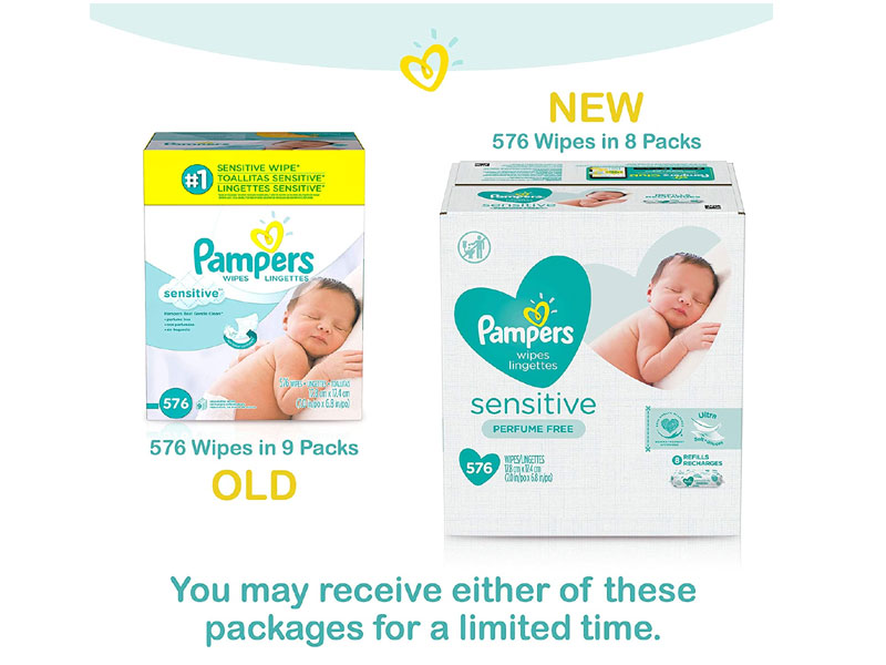 Baby Wipes Pampers Sensitive Water Based Baby Diaper Wipes