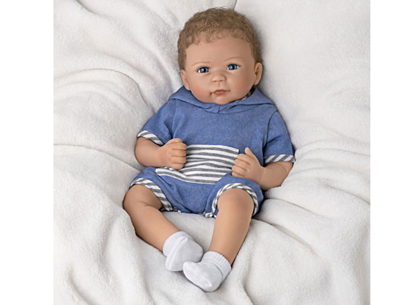 Linda Murray Caleb Lifelike Silicone Baby Boy Doll