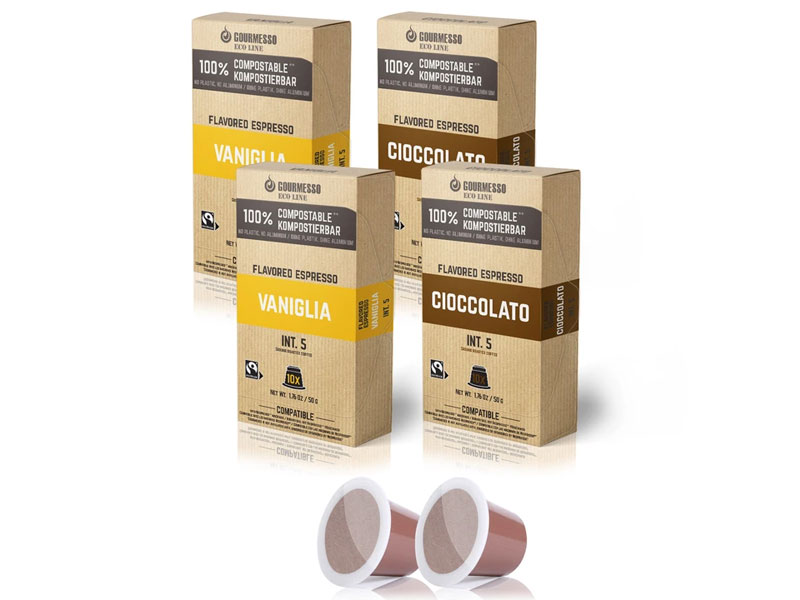 Gourmesso Eco Line 40 ct Flavor Bundle Vanilla Chocolate