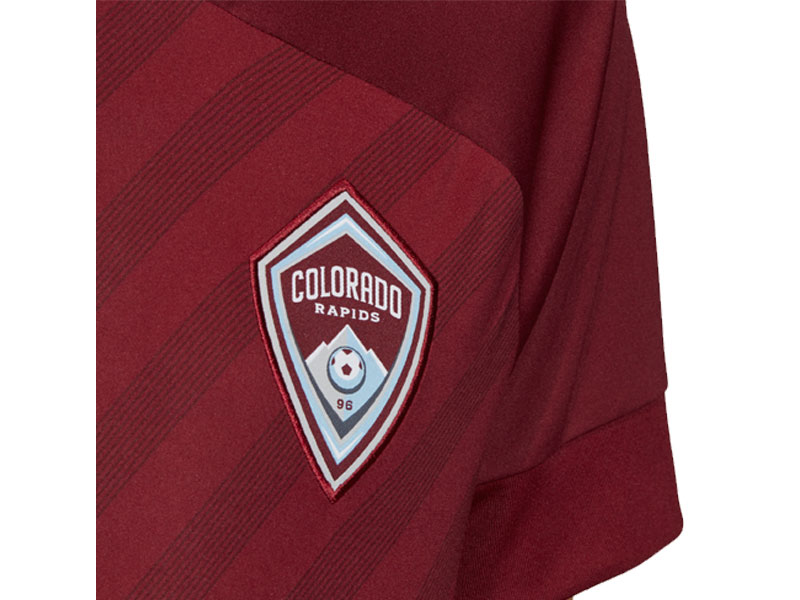 Adidas Colorado Rapids 2020 Official Home Youth MLS Soccer Jersey