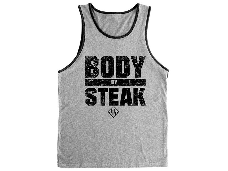 Heavy Machinery Body By Steak Tank Top For Men And Women