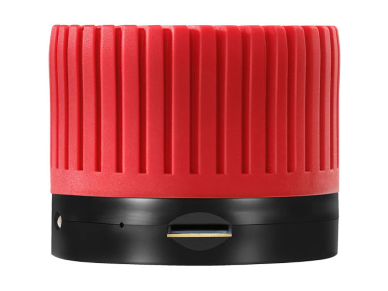 BlueStream Portable Bluetooth Speaker With Microphone Red