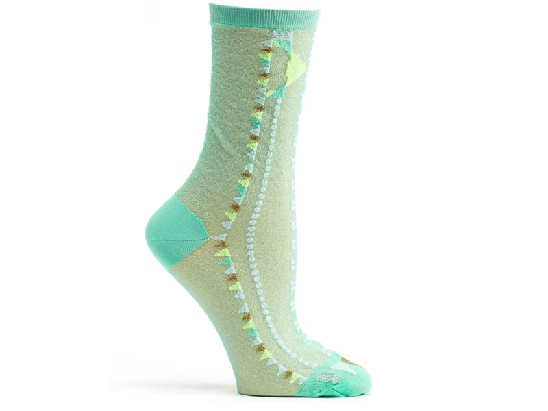 Ozone Shimmery Toes Socks For Women