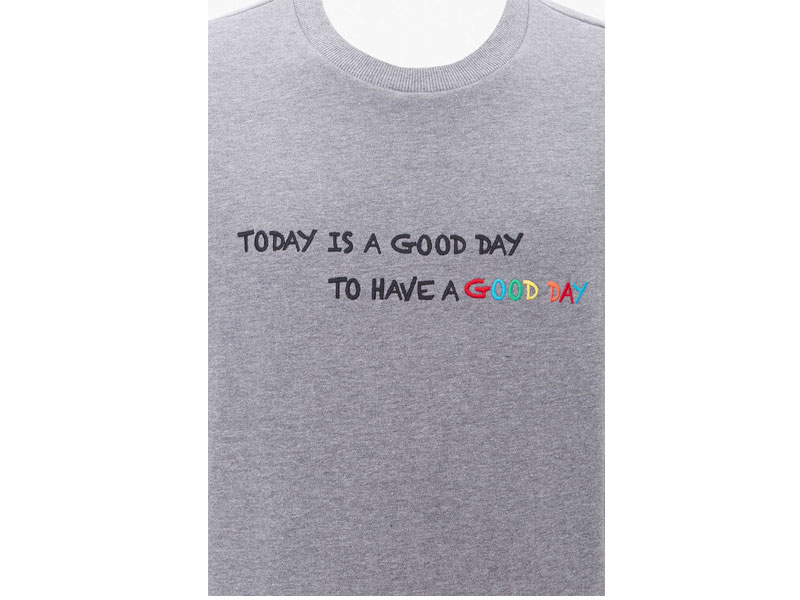 Women's Good Day Embroidered Graphic Tee
