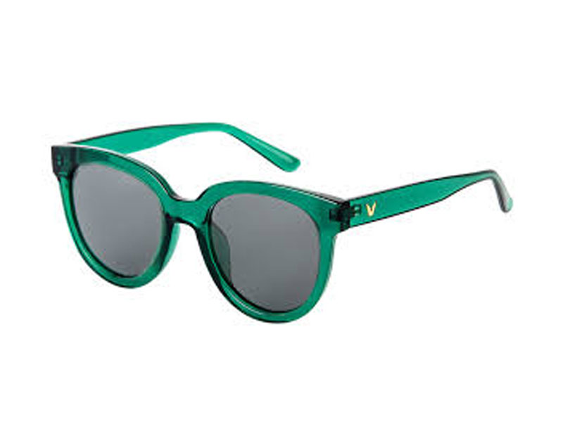 Stephanie Cat Eye Green Sunglasses For Women