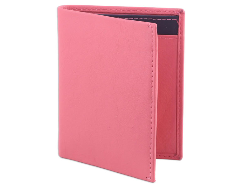 Pink Leather Card Holder Wallet From India Plush Passion
