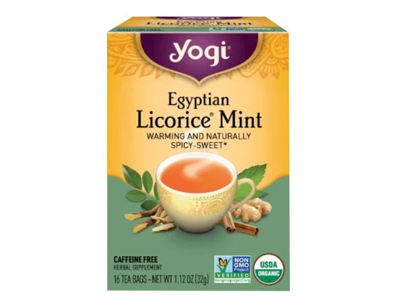 Yogi Tea Egyptian Licorice Mint 16 Bags By Yogi