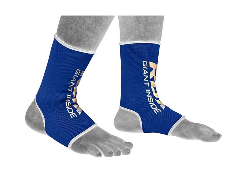 RDX AU Blue Ankle Support Sprain Protection Compression Sleeve