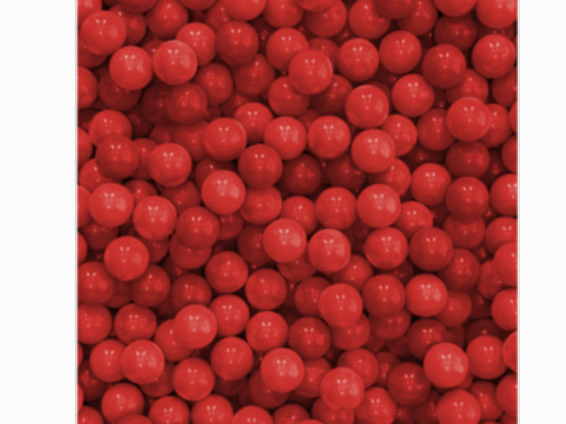 Crush Proof Plastic Trampoline Pit Balls 500 Pack Red