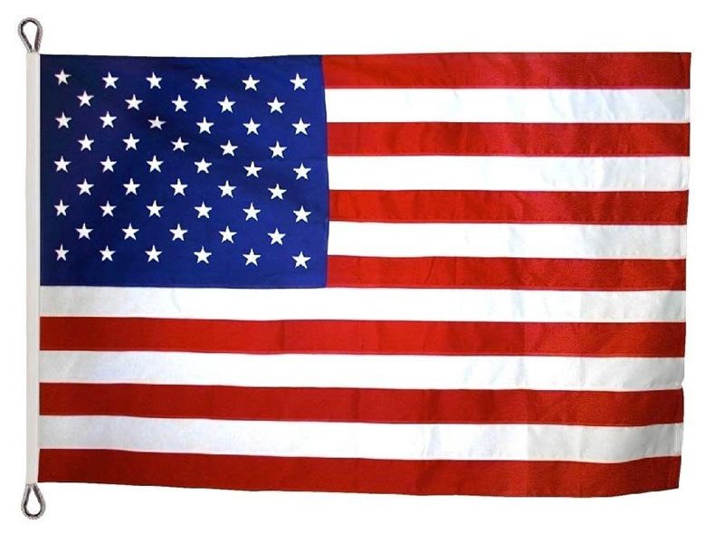 Tough-Tex Heavy Duty American Flag With Rope Heading 20 ft X 30 ft