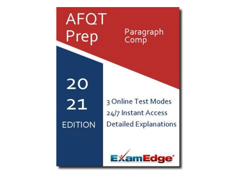 AFQT Paragraph Comp Practice Tests & Test Prep By Exam Edge