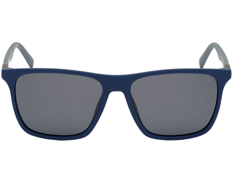 Timberland Earthkeepers Polarized Matte Blue Classic Square Men's Sunglasses