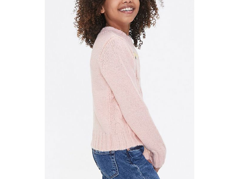 Kid's Girls Cable Knit Sweater