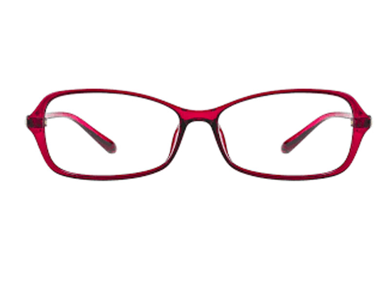 Husk Oval Red Eyeglasses For Women