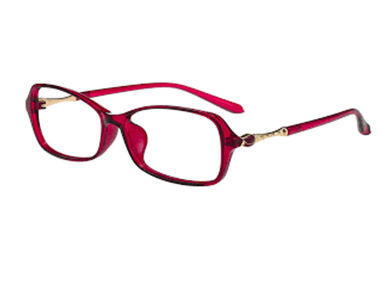 Husk Oval Red Eyeglasses For Women