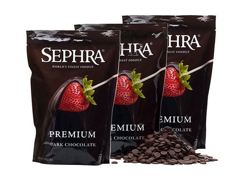 Sephra Premium Dark Semi Sweet Chocolate 6lb Box