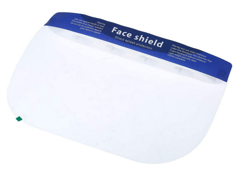 High Quality Face Shield 10 Pack Free 4oz. Bottle Of Hand Sanitizer Included
