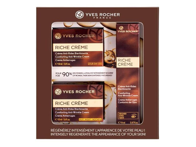Yves Rocher Riche Creme Face Care Box Set Regenerate Appearance Of Your Skin