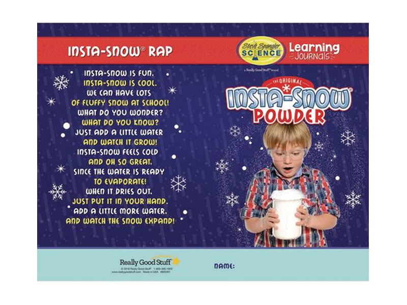 Science Learning Journals Insta-Snow Set of 24