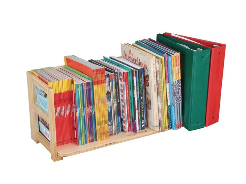 Folding Book Rack Oak