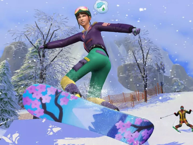 Buy The Sims 4 Snowy Escape DLC Origin CD Key Pc Game