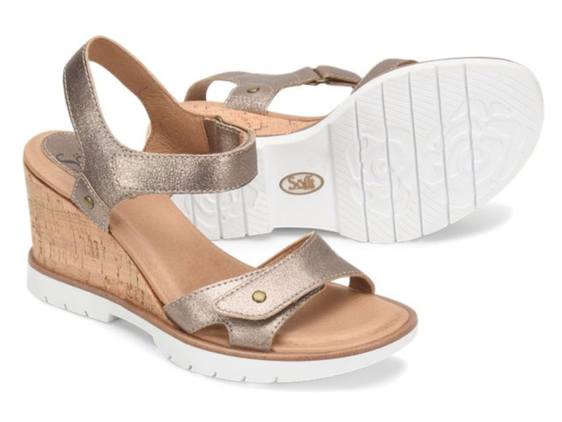 Cyndy Soft-Gold Sandals For Women