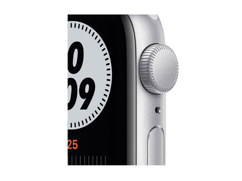 Apple Watch Nike SE 44mm Silver Aluminum With Pure Pure Platinum Sport Band