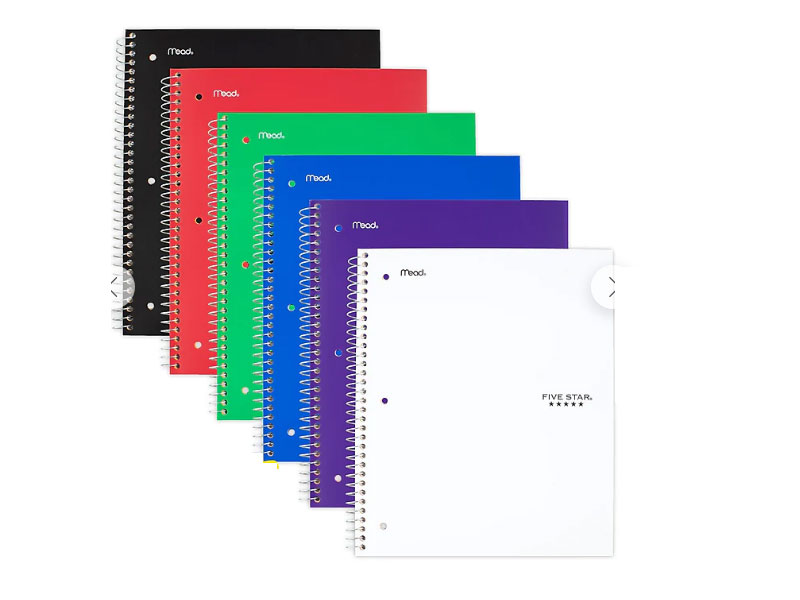 Mead Five Star 1-Subject Notebook 8