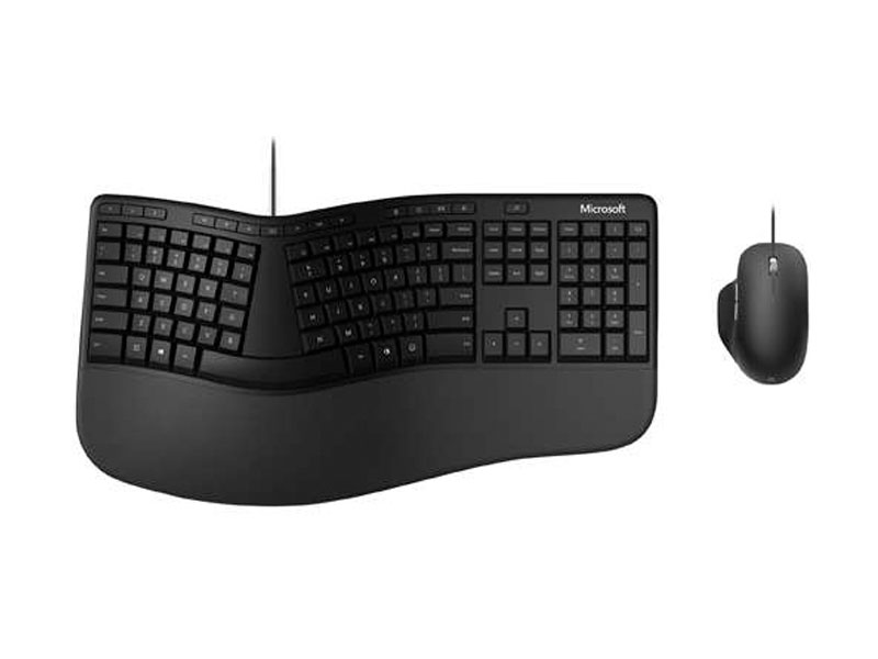 Microsoft Ergonomic Desktop For Business Keyboard And Mouse Set