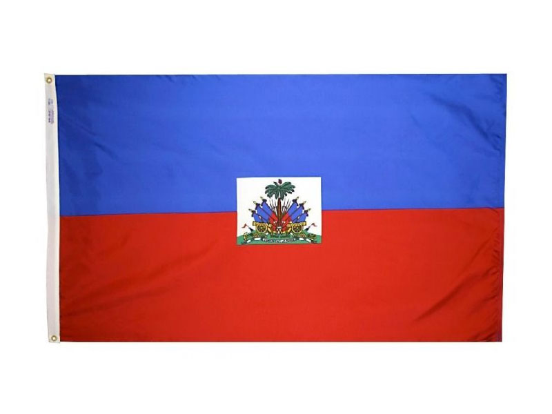 Nylon Haiti Flag 2 ft X 3 ft