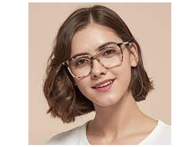 Prairie Rectangle Tortoise/Gray Eyeglasses For Men And Women