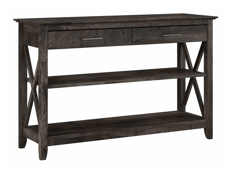 Console Table with Drawers and Shelves By Bush