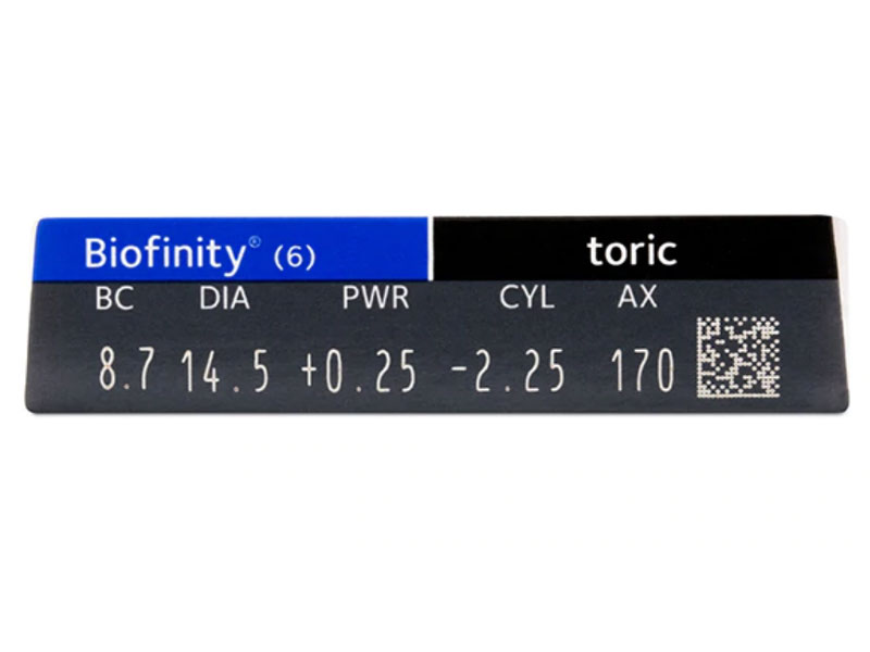 Biofinity Toric 6pk Contact Lens
