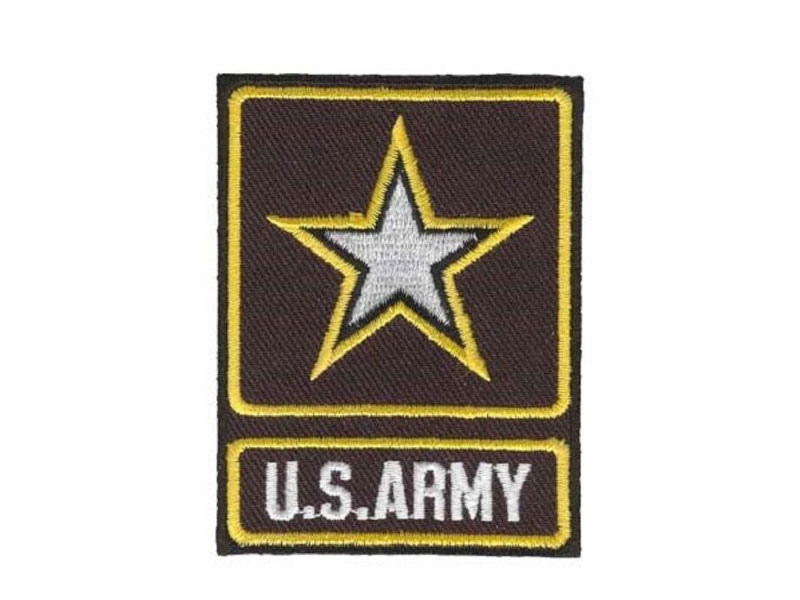 US Army Star Iron-On Patch