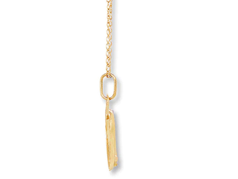 Jared Children's Heart Cross Necklace 14K Yellow Gold