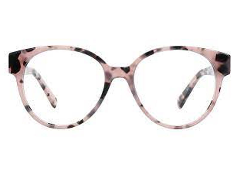 Leigh Oval Petal Tortoise Eyeglasses For Women