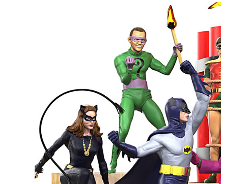 Batman And Robin Vs Arch Villains Illuminated Sculpture