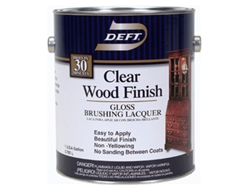 Deft ClearWoodFinish Brushing Lacquer