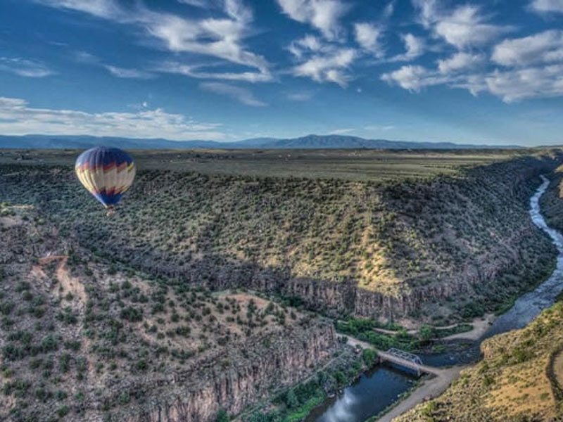 Hot Air Balloon Ride Taos 1 Hour Sunrise Flight Tour Package