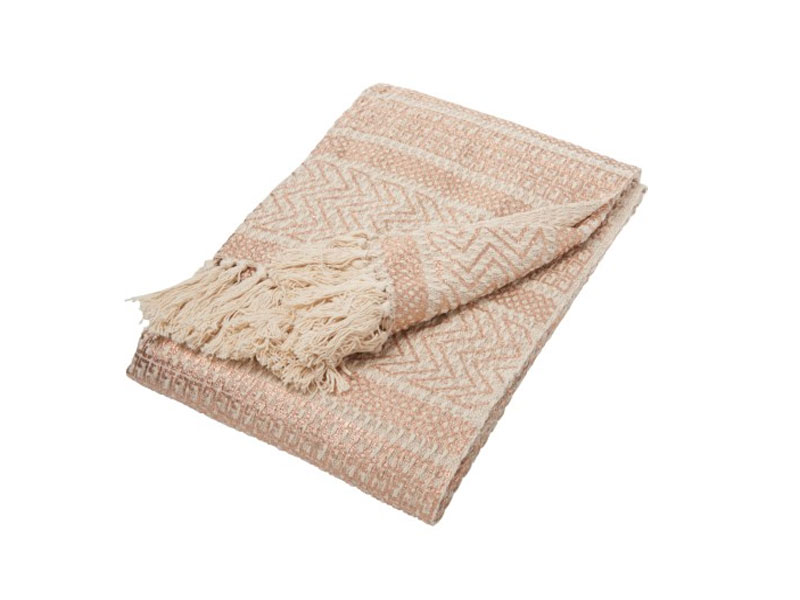Safavieh Beck’s Fringe 100% Cotton Oversized Throw Blanket
