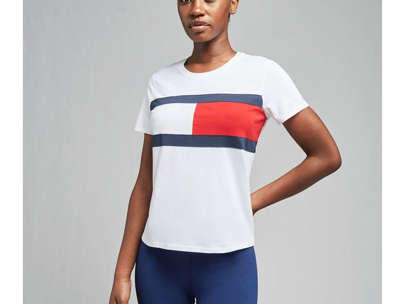 Tommy Hilfiger Flag Short Sleeve Tee For Women