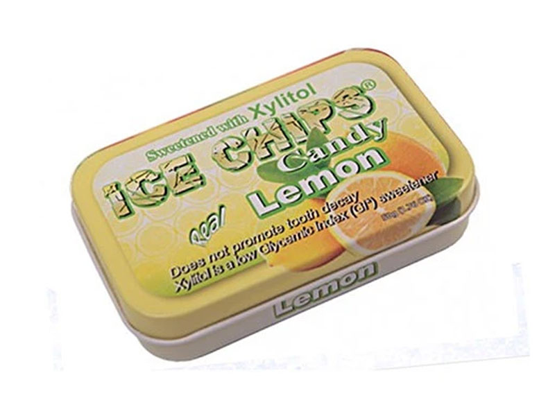 Ice Chips Candy Lemon 1.76 oz By Ice Chips Candy