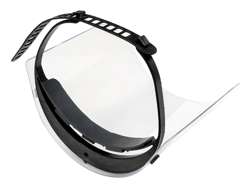 Heavy Duty Face Shield w/ Adjustable Headband Plastic