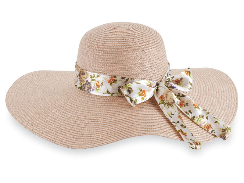 Floral Ribbon Hat For Women