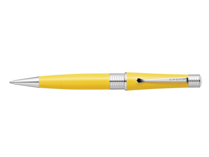 Cross Beverly Sunrise Yellow Pearlescent Lacquer Ballpoint Pen