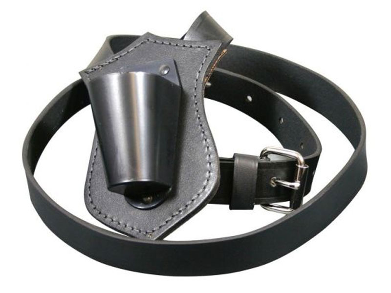 Leather Parade Flag Carrying Belt