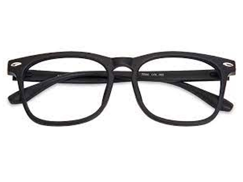 Trenton Rectangle Black Eyeglasses
